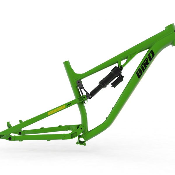 Aeris AM9 Frame Lime Green Large Inc. Super Deluxe Shock