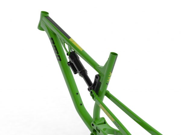 Aeris AM9 Frame Lime Green MEDIUM Inc. Super Deluxe Shock - Image 3